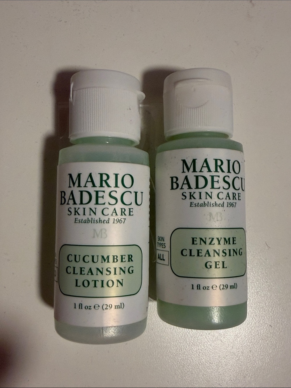 MARIO BADESCU GEL LOTION CLEANSER SKINCARE DUO